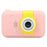 KDC-0025 180 Degree Flip Lens 2.0 Inch Screen Mini Kids Camera Video Recorder, without Silicone Case - Pink - 1