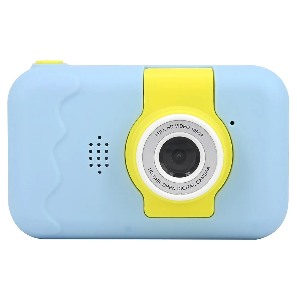 KDC-0025 2.0 Inch Screen Mini Kids Camera 180 Degree Flip Lens Video Recorder, with 32G TF Card + Card Reader - Blue - 2