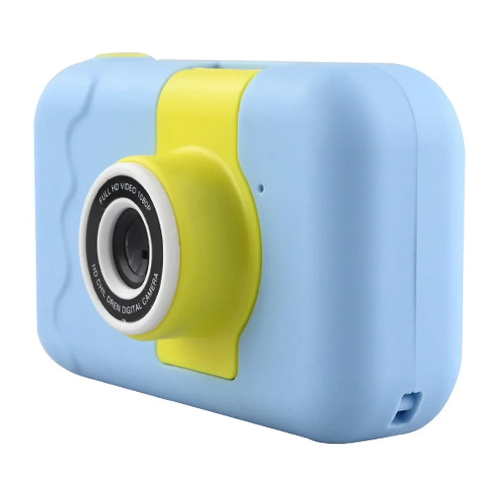 KDC-0025 2.0 Inch Screen Mini Kids Camera 180 Degree Flip Lens Video Recorder, with 32G TF Card + Card Reader - Blue - 4
