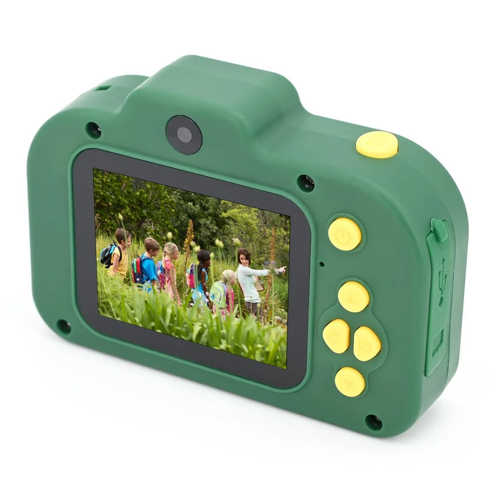 KDC-0025A 2.0-inch IPS Screen Video Recorder Children Digital Camera, with 32G TF Card + Card Reader - Green - 3