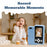 KDC-0027A 2.4-inch Screen Kids Camera Built-in Games Creative Filters Rechargeable HD Digital Camera Toy - Blue - 3