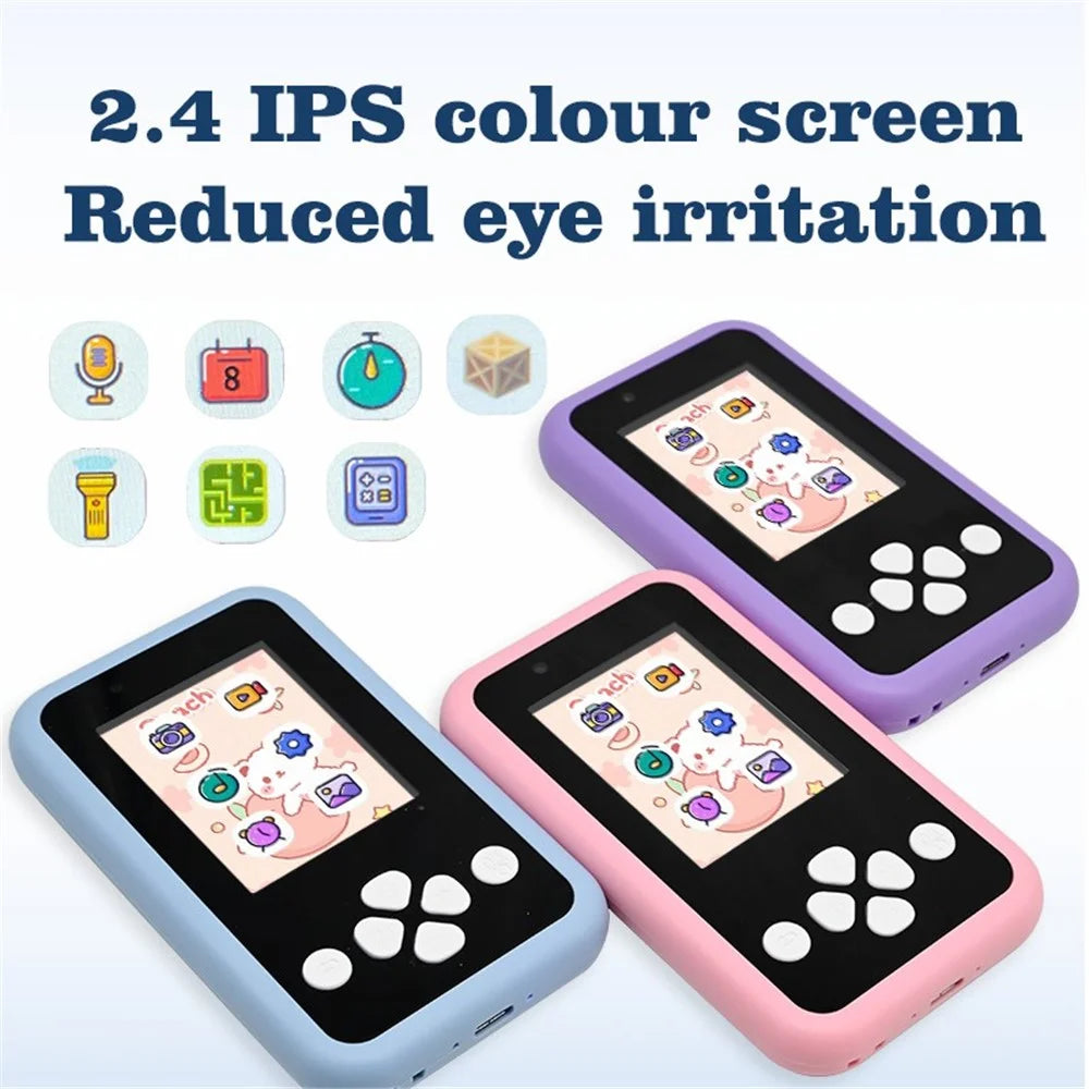 KDC-0027A 2.4 inch Screen Kid's Phone Toy Digital Camera Children Educational Toy (32G TF Card+Card Reader) - Pink - 4