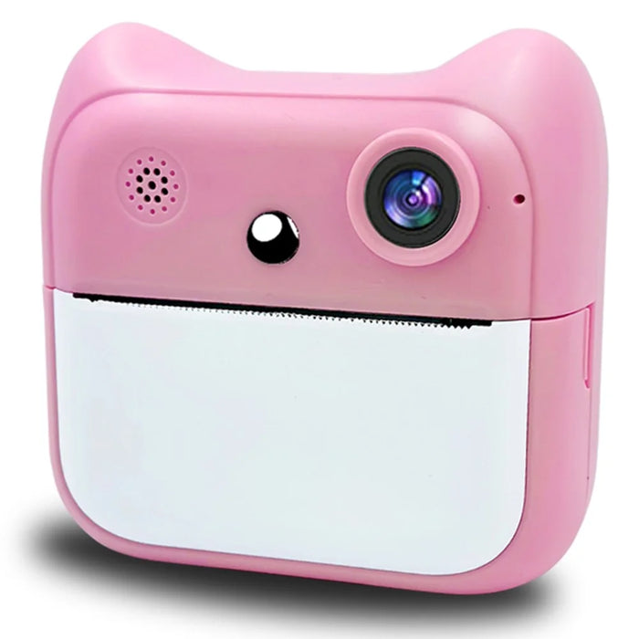 A25 2.4 Inch Kids Instant Print Digital Camera Video Recorder with Built-In Games - Pink - 3