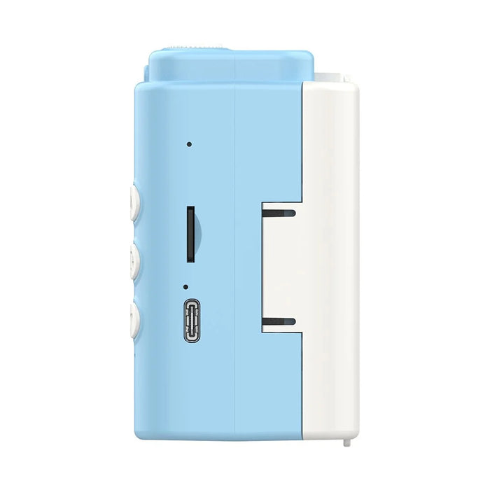 P6 2.8 Inch IPS Screen Kids Instant Print Camera HD Dual Lens Video Recorder, with 32G Memory Card + Card Reader - Blue - 4