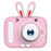 X12 Mini Camera Toy HD Dual Lens Video Recorder for Children Gift (with 32G Memory Card + Card Reader) - Pink Rabbit - 1