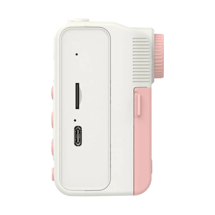 P4 2.8-Inch Kids Instant Print Camera Built-In Games HD Dual Lens Video Recorder, with 32G Memory Card + Card Reader - Pink - 4