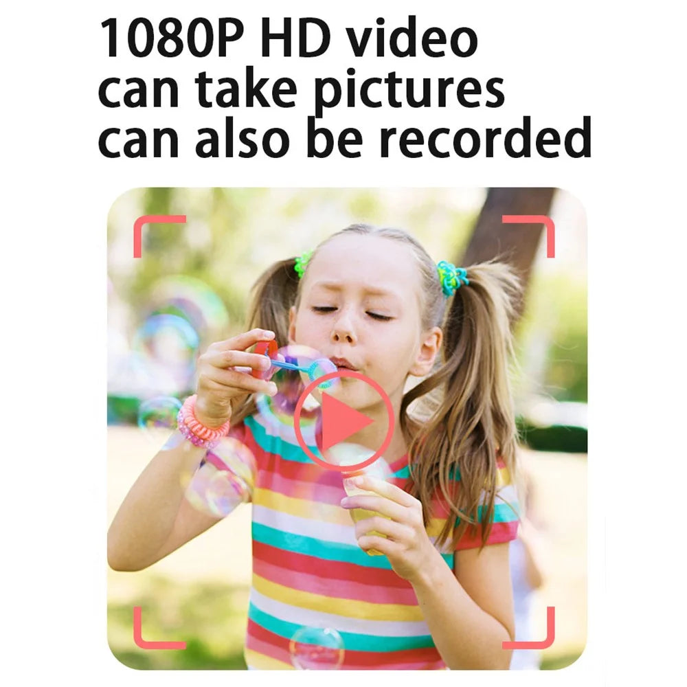S5 2.4-Inch HD Dual Lens Cartoon Kids Instant Print Camera Built-In Games MP3 Player Video Recorder - Pink - 5