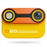 D60 3m Underwater 2.4-Inch IPS Screen Dual Lens Kids Camera with LED Flashlight and SOS Button, No Tripod - Brown - 1