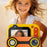 D60 3m Underwater 2.4-Inch IPS Screen Dual Lens Kids Camera with LED Flashlight and SOS Button, No Tripod - Brown - 2