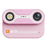 D60 3m Underwater 2.4-Inch IPS Screen Dual Lens Kids Camera with 32G Memory Card + Card Reader, No Tripod - Pink - 1