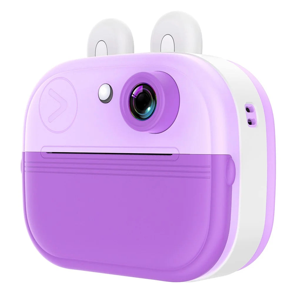 Q9 2.0-inch Screen Children 48MP HD Instant Camera Photo Thermal Printer - Purple - 1