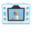 D101 2.4-inch HD Screen Dual Lens Kids Instant Camera Photo Thermal Printer with 32G Memory Card - Blue - 2