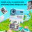 D101 2.4-inch HD Screen Dual Lens Kids Instant Camera Photo Thermal Printer with 32G Memory Card - Blue - 4