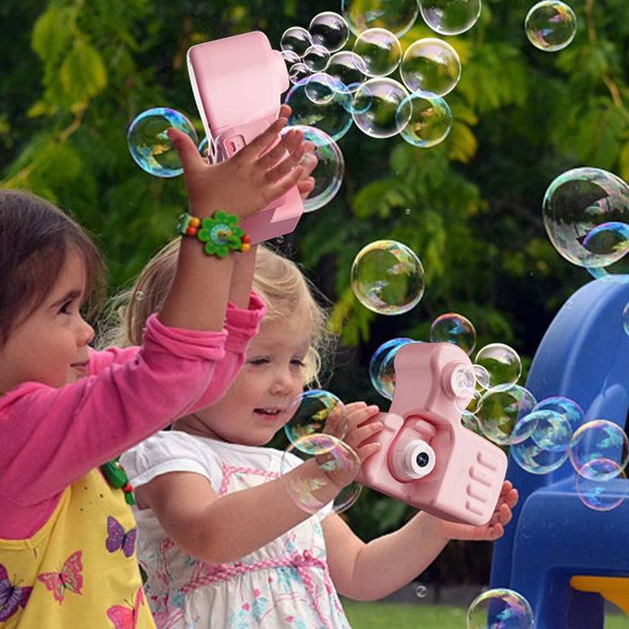 W3 Bubble Kids Camera Thumb Shape 2.0 inch Digital Video Toy Camera with 32GB TF Card - Pink - 5
