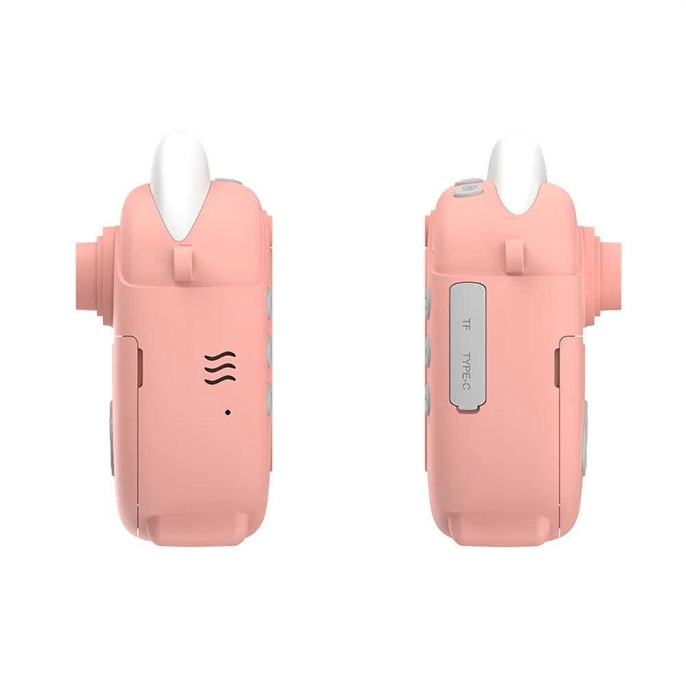 D10 2.0-inch IPS Screen Kids Camera Instant Print 1080P Digital Camera Toy with Printing Paper - Pink - 3
