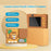 H7 Lion Design 2.4-inch IPS Screen Dual Lens Camera Kids Digital Camera Building Block Toy - 3