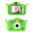 X9S 2-inch LCD Screen 4K Dual Lens Children Camera Cute Frog Kids Anti-Drop Digital Camera with Shouder Strap - 2