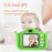 X9S 2-inch LCD Screen 4K Dual Lens Children Camera Cute Frog Kids Anti-Drop Digital Camera with Shouder Strap - 6