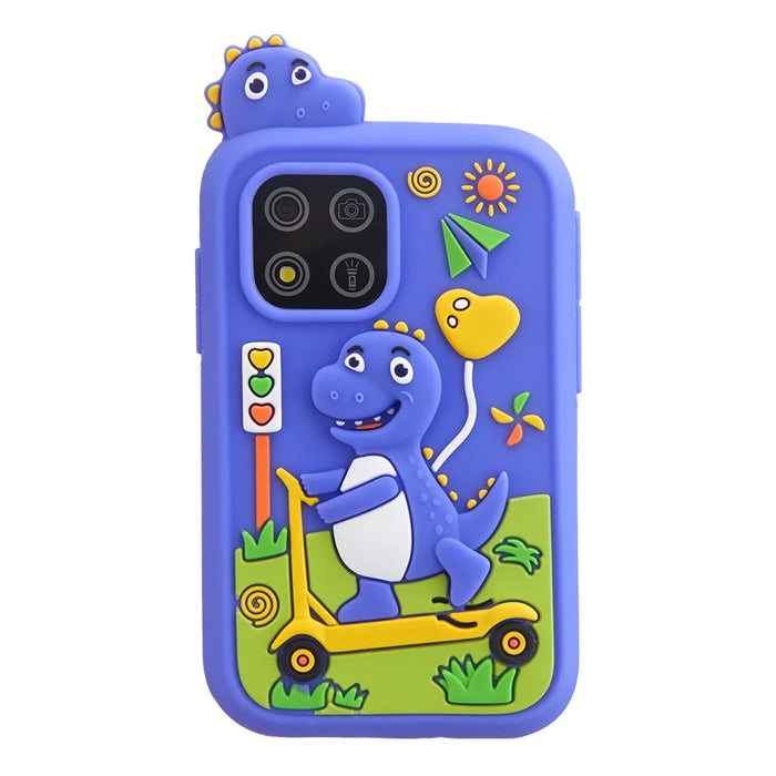 Z10S 2.8-inch Touch Screen Kids Toy Phone Camera Dual Lens Alarm Clock Video Recorder - Blue - 3
