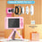 M1 Rabbit Building Block Toy Flip Lens Digital Camera 2.4-inch Screen Kids Camera with Tripod - Purple - 7