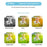 M1 Crocodile Building Block Toy Flip Lens Digital Camera 2.4-inch Screen Kids Camera with Tripod - Yellow - 3