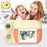 P1S HD Kids Camera 3.5-inch Inkless Print Camera 1080P Portable Cute Mini Camera Support MP3 - Beige - 2