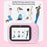 P1S HD Kids Camera 3.5-inch Inkless Print Camera 1080P Portable Cute Mini Camera Support MP3 - Beige - 7