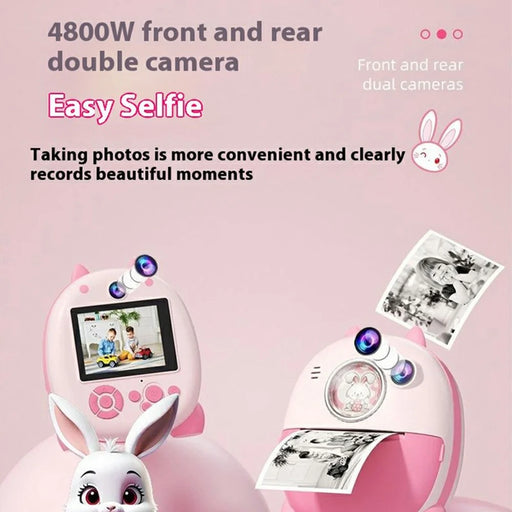 FB-001B HD Dual Lens 2.4 Inch Instant Print Camera with Built-In Games 10x Zoom Kids Camera - 2