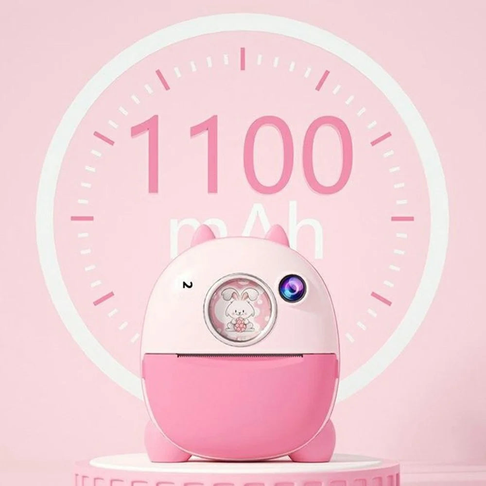 FB-001B HD Dual Lens 2.4 Inch Instant Print Camera with Built-In Games 10x Zoom Kids Camera - 6