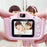 M8 2.0 Inch HD Dual Camera with 32GB Card / Card Reader Digital Camera Cartoon Design - Pink - 5