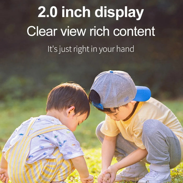 2.0 Inch Dual Lens Kids Digital Camera Cartoon Snail Design 1080P HD Video Recorder without TF Card - Pink - 4