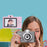 HD Pixel CCD Retro Student Camera 2.8-inch LCD Display Portable Digital Camera Support TF Card - Black - 4