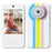 D16 2.8 Inch Dual Lens Kids Phone Camera Touch Screen 10X Zoom Toddler Learning Phone Toy - White - 1