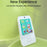 D16 2.8 Inch Dual Lens Kids Phone Camera Touch Screen 10X Zoom Toddler Learning Phone Toy - White - 5
