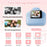 S9 2.4 Inch Kids Instant Print Camera Thermal Printer Children HD Video Recorder - Blue - 2