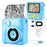 ABS-681 2.4 Inch IPS Screen Mini Kids Camera Instant Print Digital Camera HD 1080P Video Recorder - Blue - 1