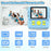 ABS-681 2.4 Inch IPS Screen Mini Kids Camera Instant Print Digital Camera HD 1080P Video Recorder - Blue - 5
