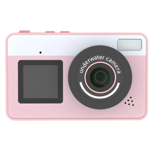 D70 2.8+1.44 Inch Dual Screen Waterproof Digital Camera HD Photo / Video 18X Digital Zoom Camera - Pink - 1