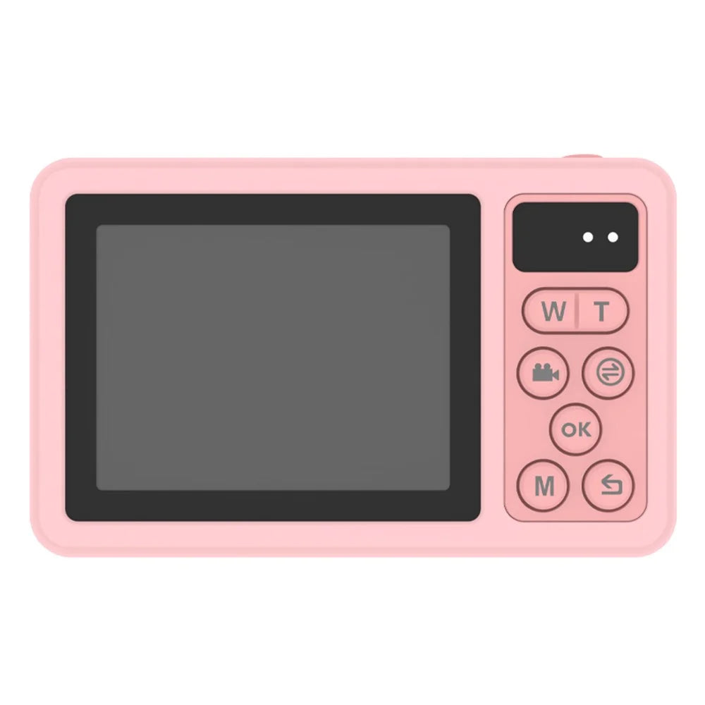 D70 2.8+1.44 Inch Dual Screen Waterproof Digital Camera HD Photo / Video 18X Digital Zoom Camera - Pink - 2