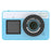 D70 2.8 + 1.44 Inch Dual Screen Digital Camera Waterproof Camera with 32GB Card - Blue - 1