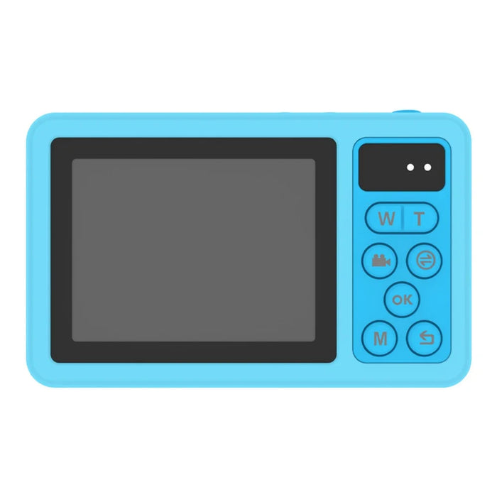 D70 2.8 + 1.44 Inch Dual Screen Digital Camera Waterproof Camera with 32GB Card - Blue - 2
