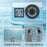 D70 2.8 + 1.44 Inch Dual Screen Digital Camera Waterproof Camera with 32GB Card - Blue - 6