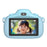 D18 3 Inch HD Display Dual Camera Kids Digital Camera Touch Screen Selfie Video Recorder - Blue - 2