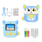 P7 2.4 Inch IPS Screen Kids Digital Camera Dual Lens Instant Printer with 32GB Card + Card Reader - Blue - 1