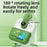 P02 2.4 Inch Instant Print Camera Cartoon Animal Pattern Flip Lens HD Camera for Kids with 32GB Card + Card Reader - Pink - 5