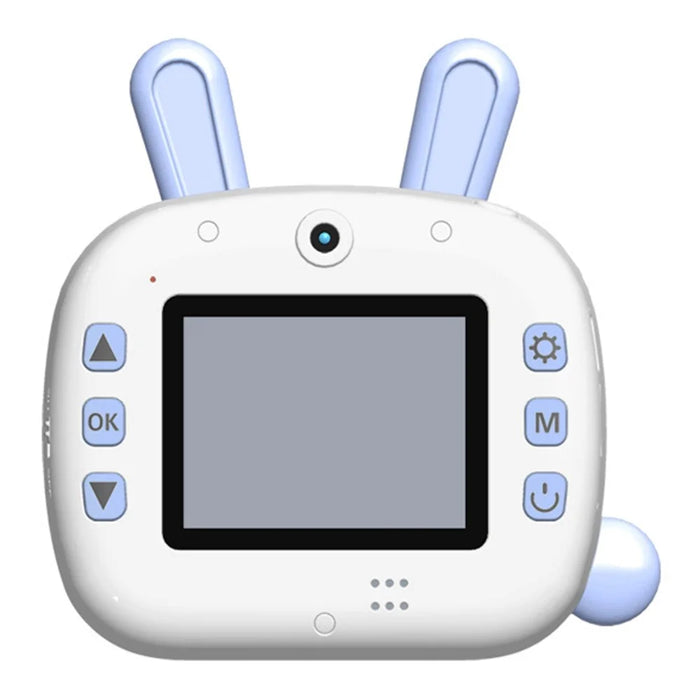 K09 2.4-inch Display Thermal Paper Print Camera for Children Portable Mini WiFi Instant Camera - Blue - 2