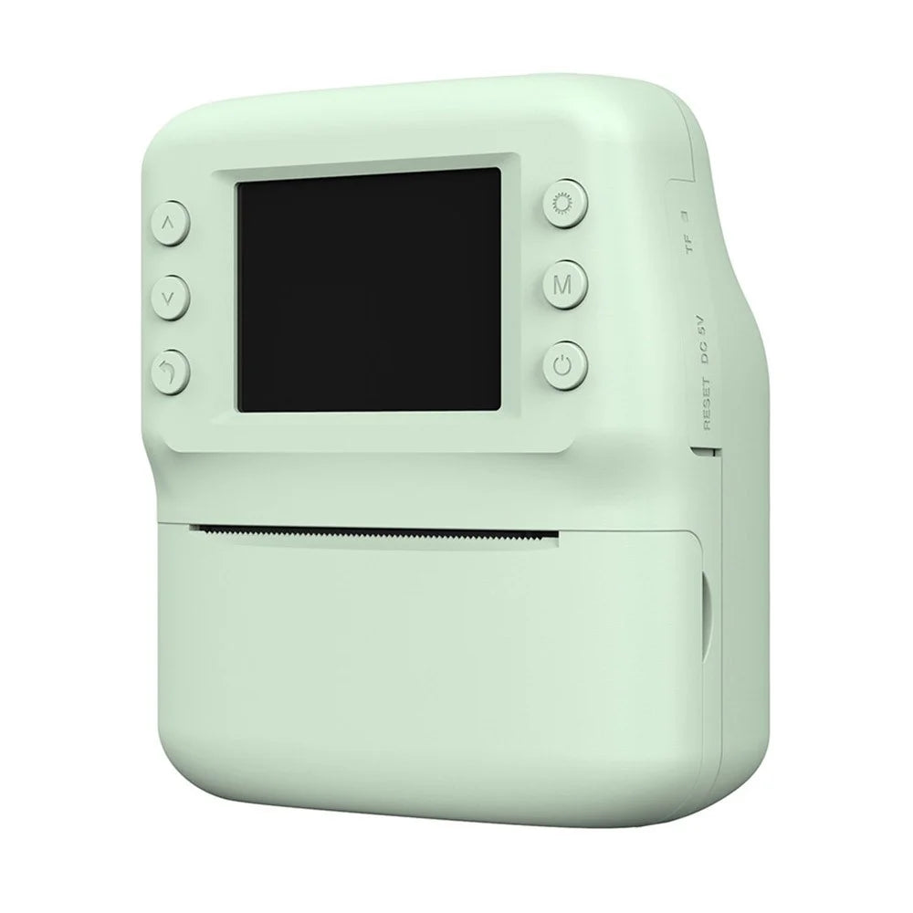 A29 2.4 Inch IPS HD Screen VGA Lens Instant Photo Printing Video Recording Digital Camera for Kids - Green - 2