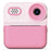 P03 Instant Print Camera for Kids 1080P Digital Video Camcorder Dual Cameras with 3 Rolls Print Paper - Pink - 1