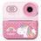 P03 Instant Print Camera for Kids Pattern Print 2.4 Inch HD 1080P Dual Camera with 32G Memory Card+Card Reader - Pink - 2