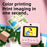 P03 Instant Print Camera for Kids Pattern Print 2.4 Inch HD 1080P Dual Camera with 32G Memory Card+Card Reader - Pink - 4